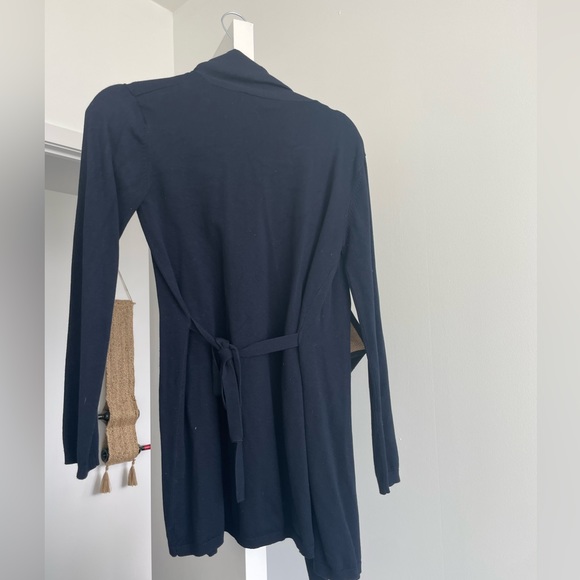 Navy blue open cardigan - Picture 2 of 2